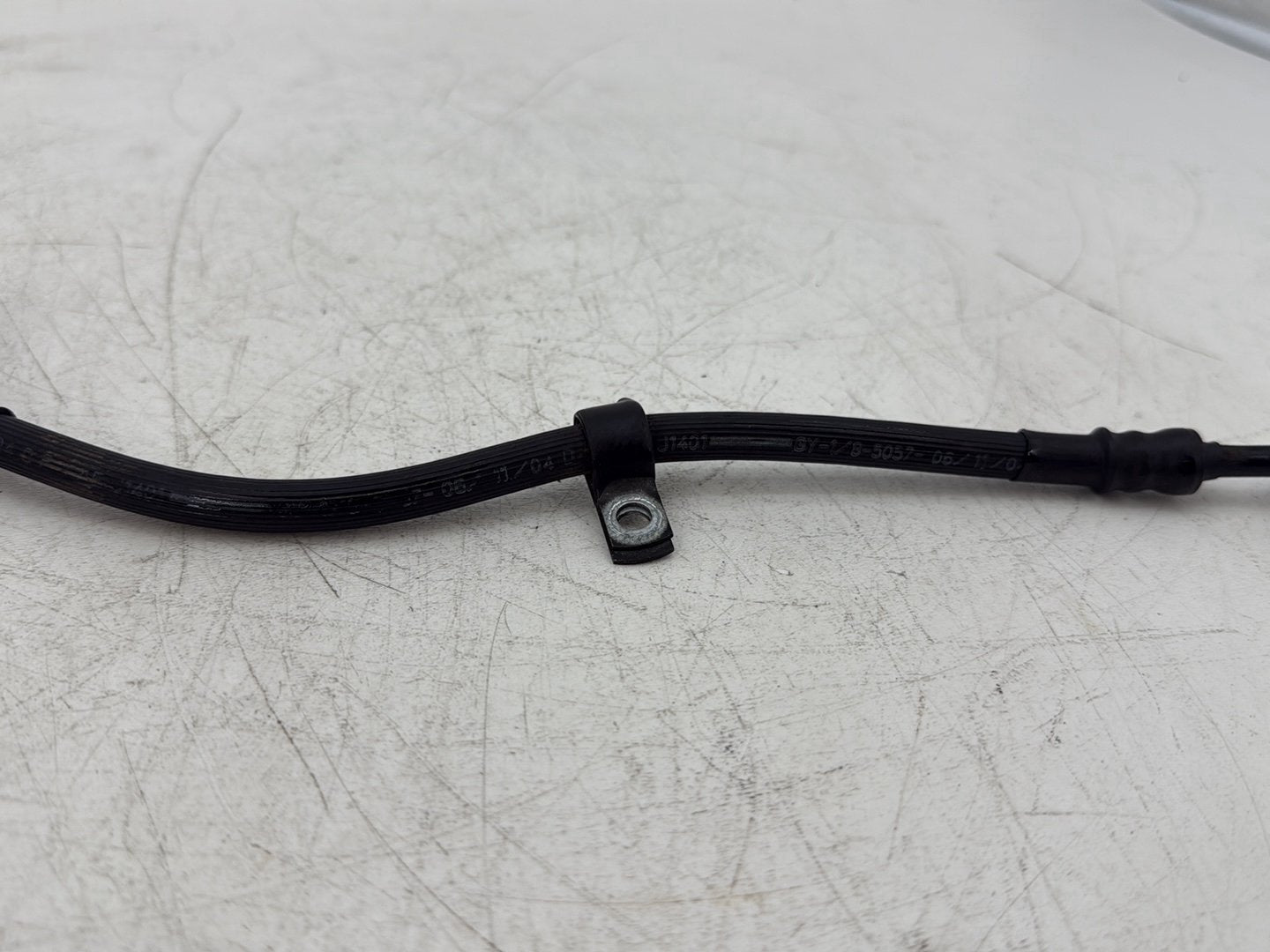 2005 Harley Dyna FXDWG Wide Glide OEM Rear Brake Hose Line Pipe