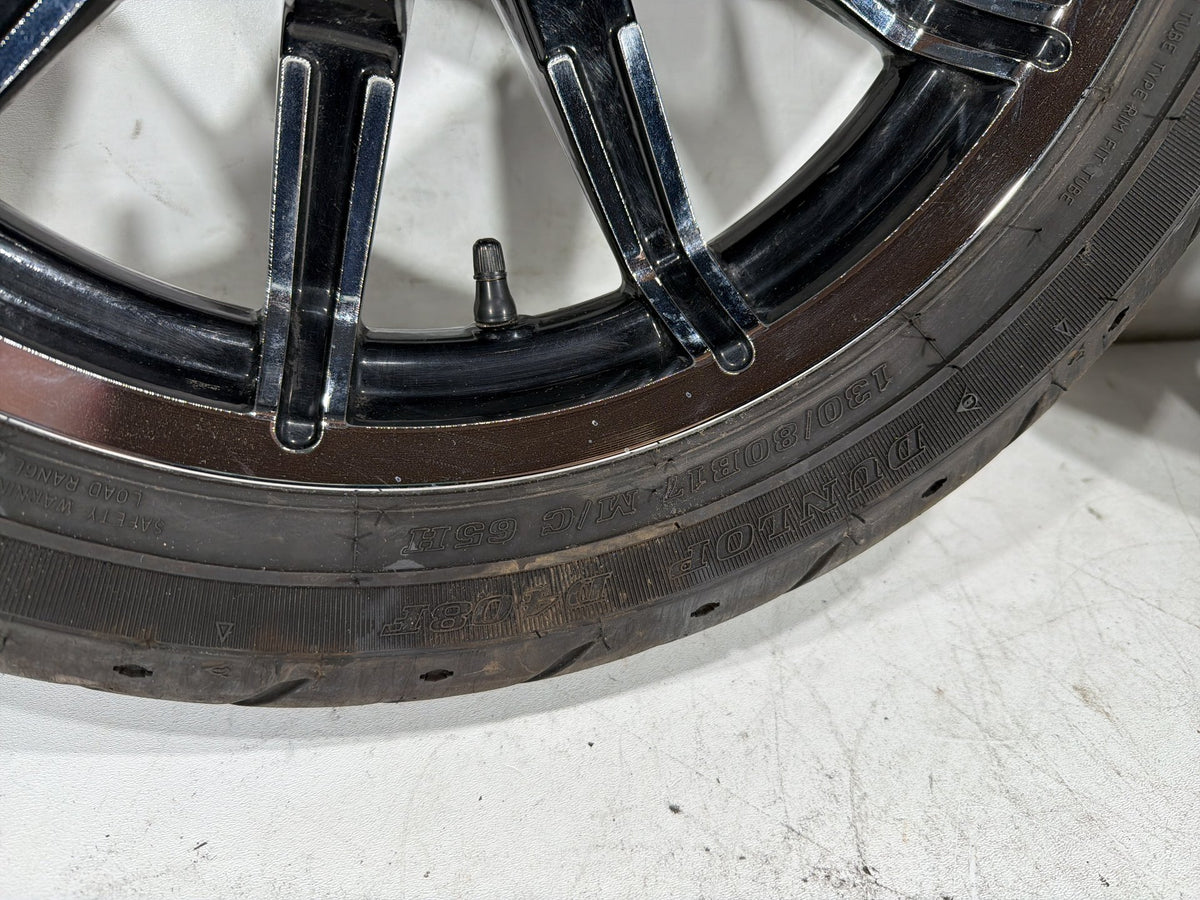 2015 Harley Electra Glide Touring Ultra Front & Rear Wheel Rim Tire ABS 16" 17"