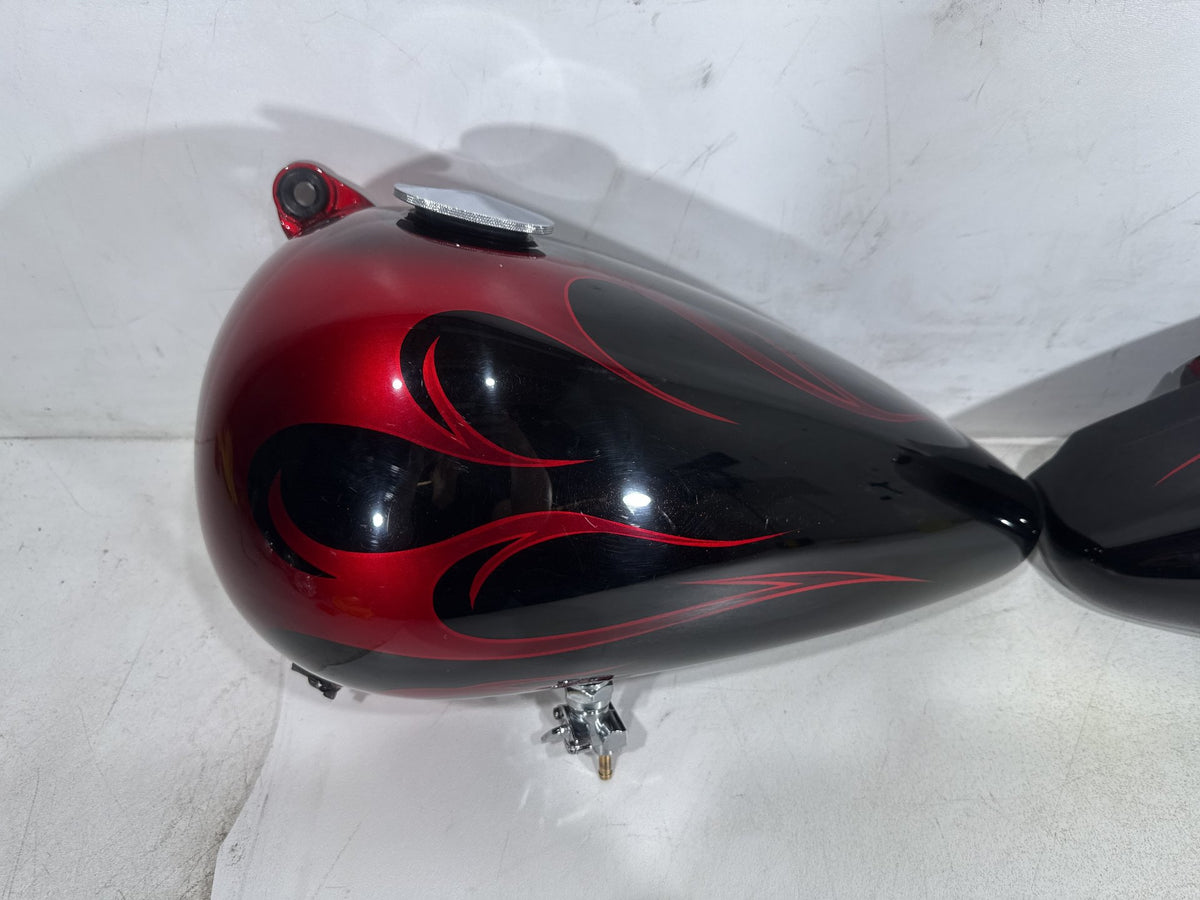 1994 Harley Softail Custom FXSTC OEM Left Right Fuel Gas Tank Gasoline Reservoir