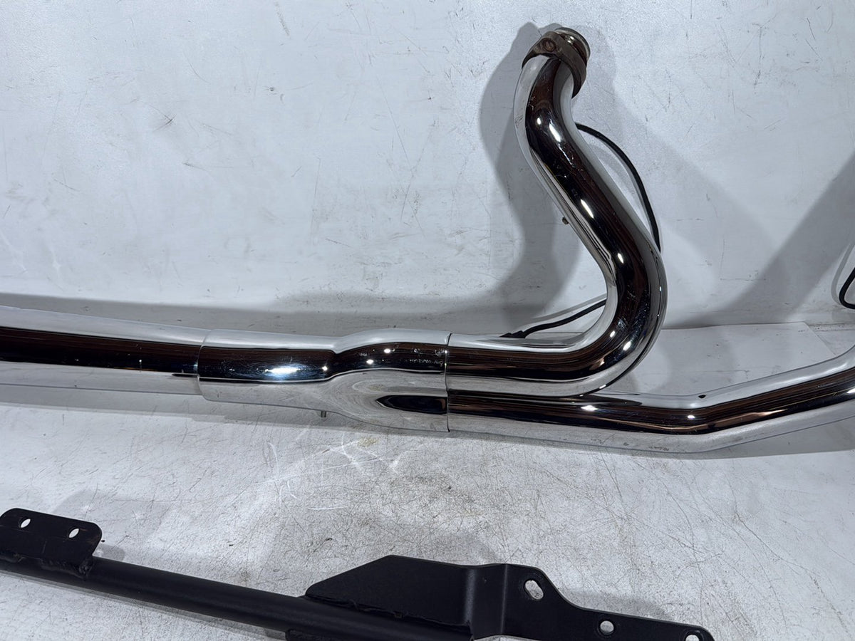 2014 Harley Dyna Low Rider FXDL Exhaust Header Pipes Muffler 2 into 1 BASSANI