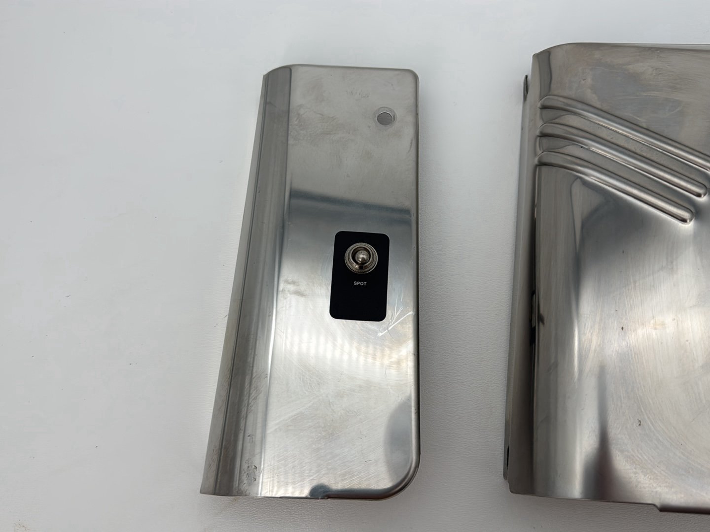 2007 Harley Softail Heritage Classic FLSTC OEM Front Left Right Fork Tube Slider Guard Covers