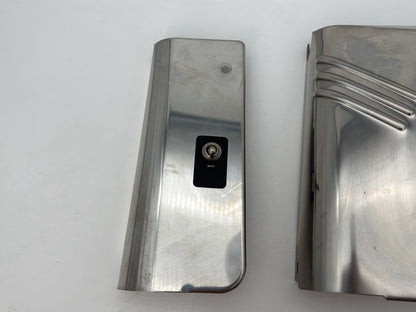 2007 Harley Softail Heritage Classic FLSTC OEM Front Left Right Fork Tube Slider Guard Covers
