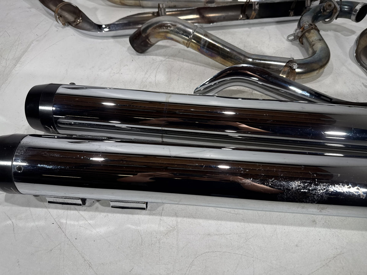 2002 Harley Electra Glide Touring Classic Exhaust Header Pipes Muffler RINEHART