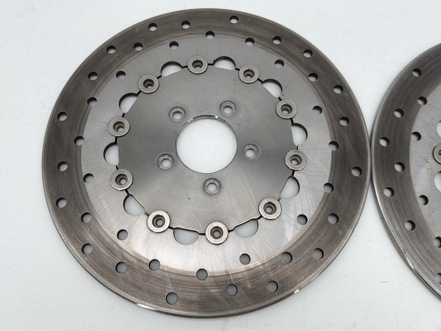 2008 Harley Dyna Fat Bob FXDF OEM Front Brake Rotors Disc Pair