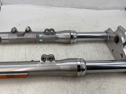 2007 Harley Dyna Street Bob FXDBI OEM Front Triple Tree Set & LH RH Fork Legs Sliders