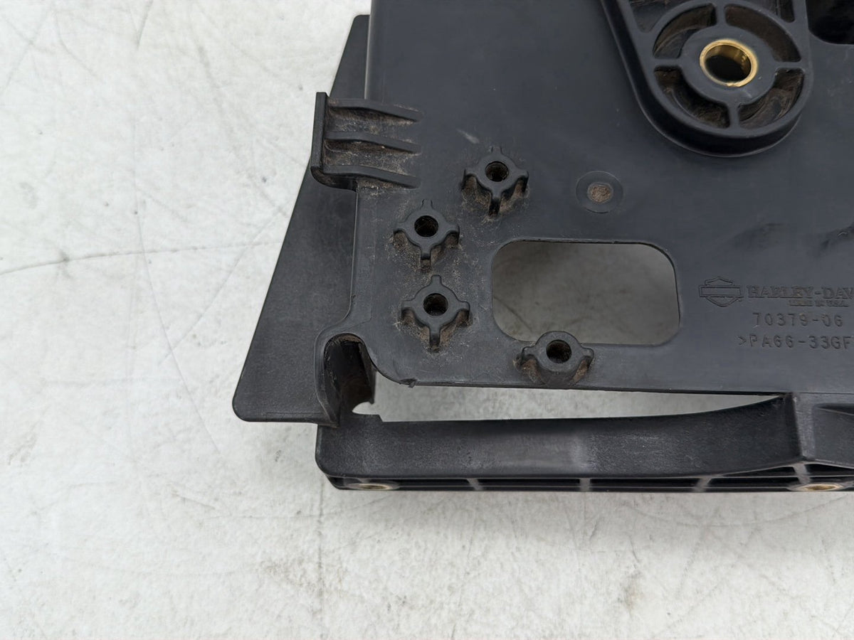2007 Harley Dyna Street Bob FXDB OEM Battery Tray Bracket Holder Carrier