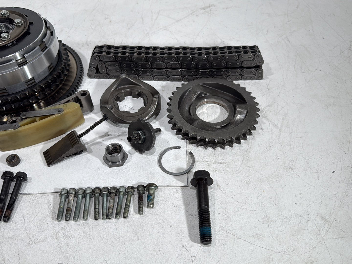 2008 Harley Dyna Fat Bob FXDF OEM Clutch Basket Chain Tensioner Kit