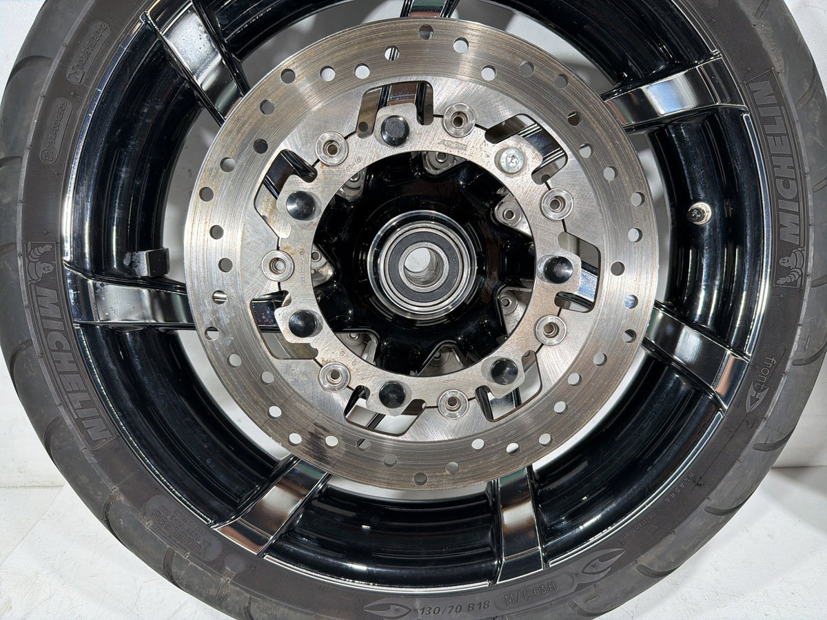 2010 Harley Street Glide Touring FLHX OEM Front & Rear Wheel Rim Tire 18" 18"