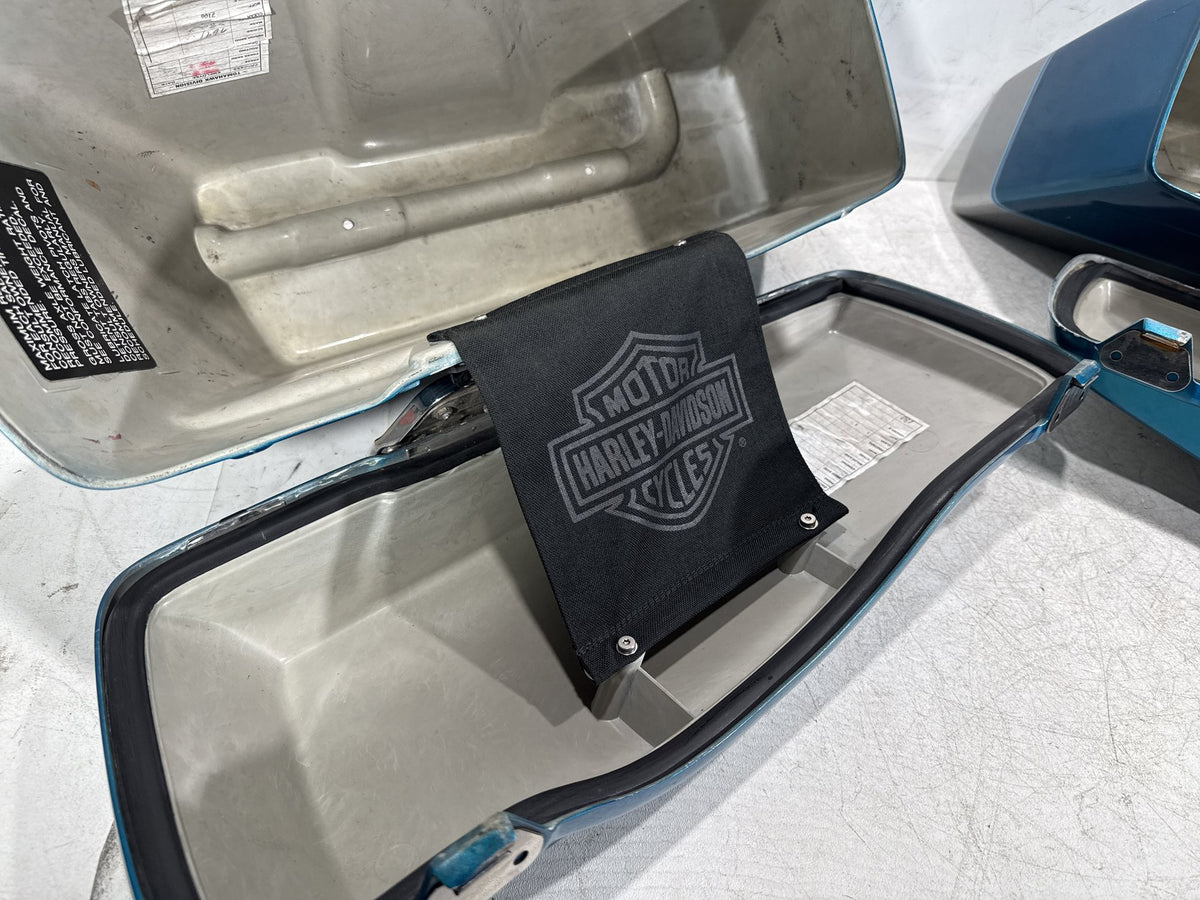 1995 Harley Electra Glide Touring FLHT OEM Left Right Saddlebags Luggage NOKey