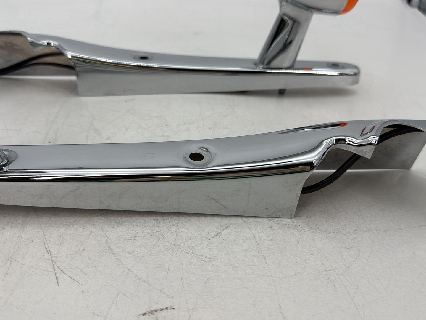 2006 Harley Sportster XL883C 883 Custom OEM Rear Left Right Fender Struts Bracket & Turn Signal