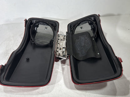 2007 - 2012 Harley-Davidson Touring Electra Glide Ultra Left & Right Saddlebag Lid Cover Caps 90756-93