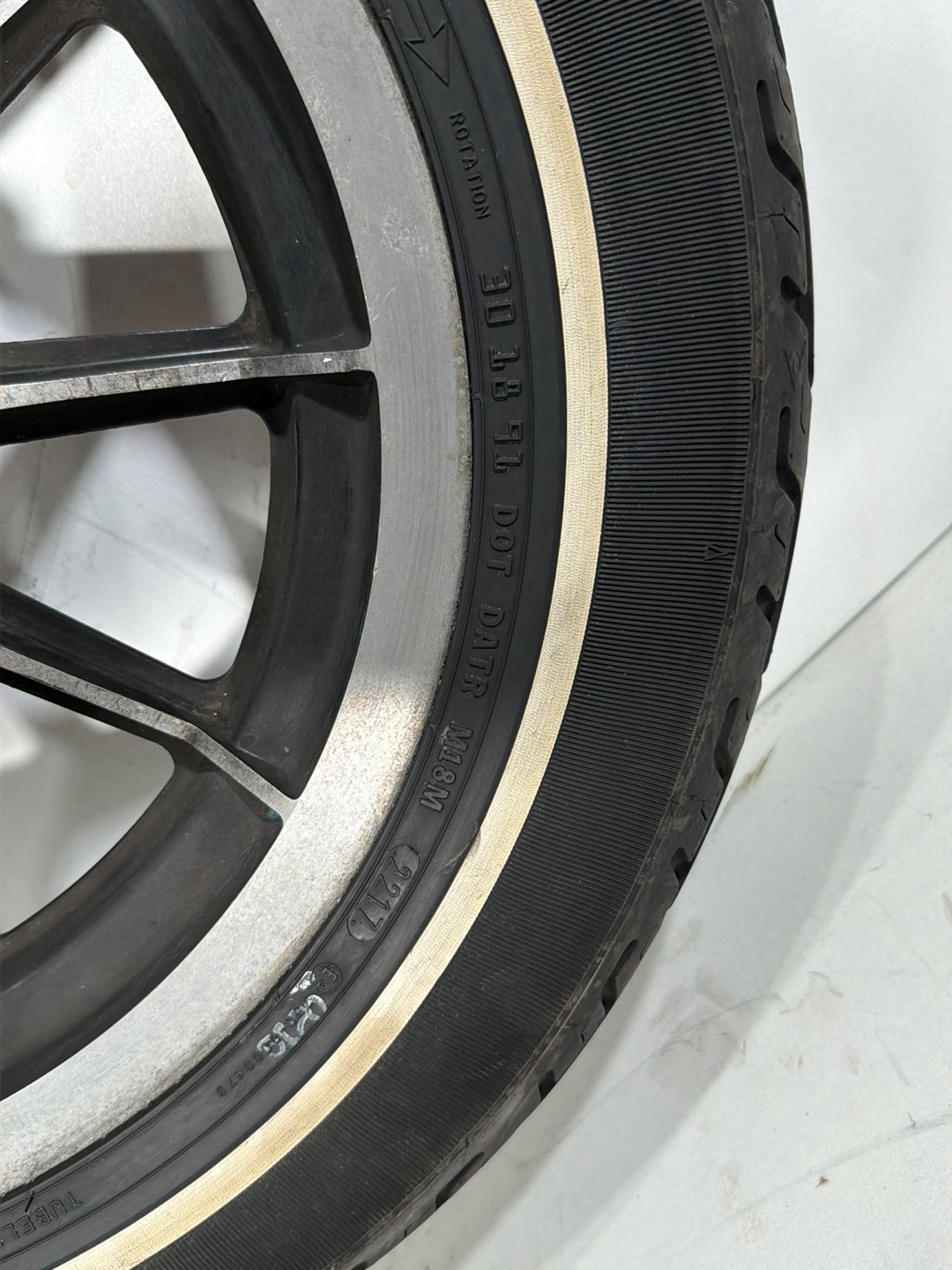 1993 Harley Electra Glide Touring FLHT Front & Rear Wheel Rim Tire MT90B16 16"