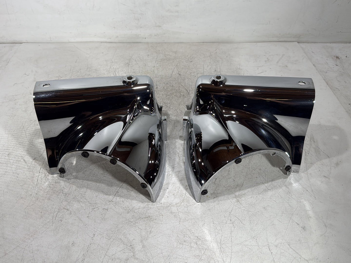 2005 Harley Road King Touring Police OEM Left & Right Headlamp Nacelle Covers