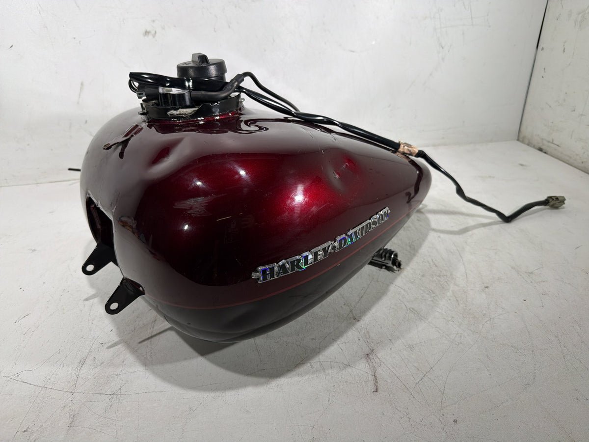 2015 Harley Electra Glide Touring OEM Fuel Gas Tank Gasoline Reservoir DENTED