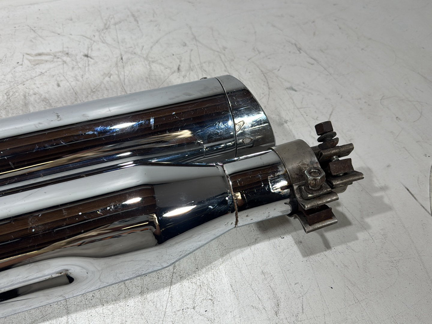 1996 Harley Road King Touring Police FLHPI OEM Exhaust Muffler Silencer Slip On