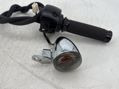 2010 Harley Dyna Fat Bob FXDF OEM Left Turn Signal Headlight Switches Controls