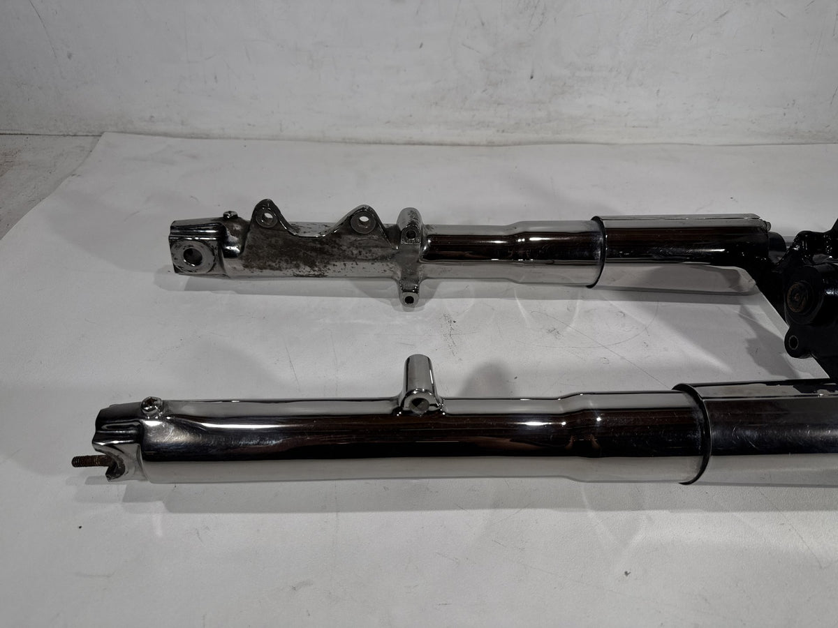1995 Harley Heritage Softail OEM Front Triple Tree Set & LH RH Fork Legs Sliders