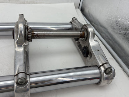 2006 Harley Dyna FXDWGI Wide Glide OEM Front Triple Tree Set & LH RH Fork Legs Sliders
