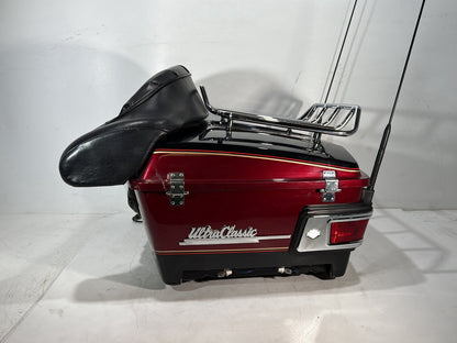 1995 Harley Touring FLHTCI Electra Glide Classic OEM Pass Backrest Tour Pak Luggage NOKey