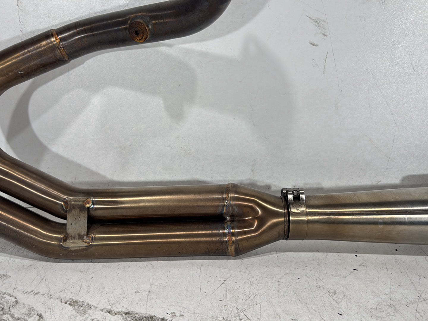 2004 Harley Dyna Super Glide FXDI OEM Exhaust Header Pipes Muffler
