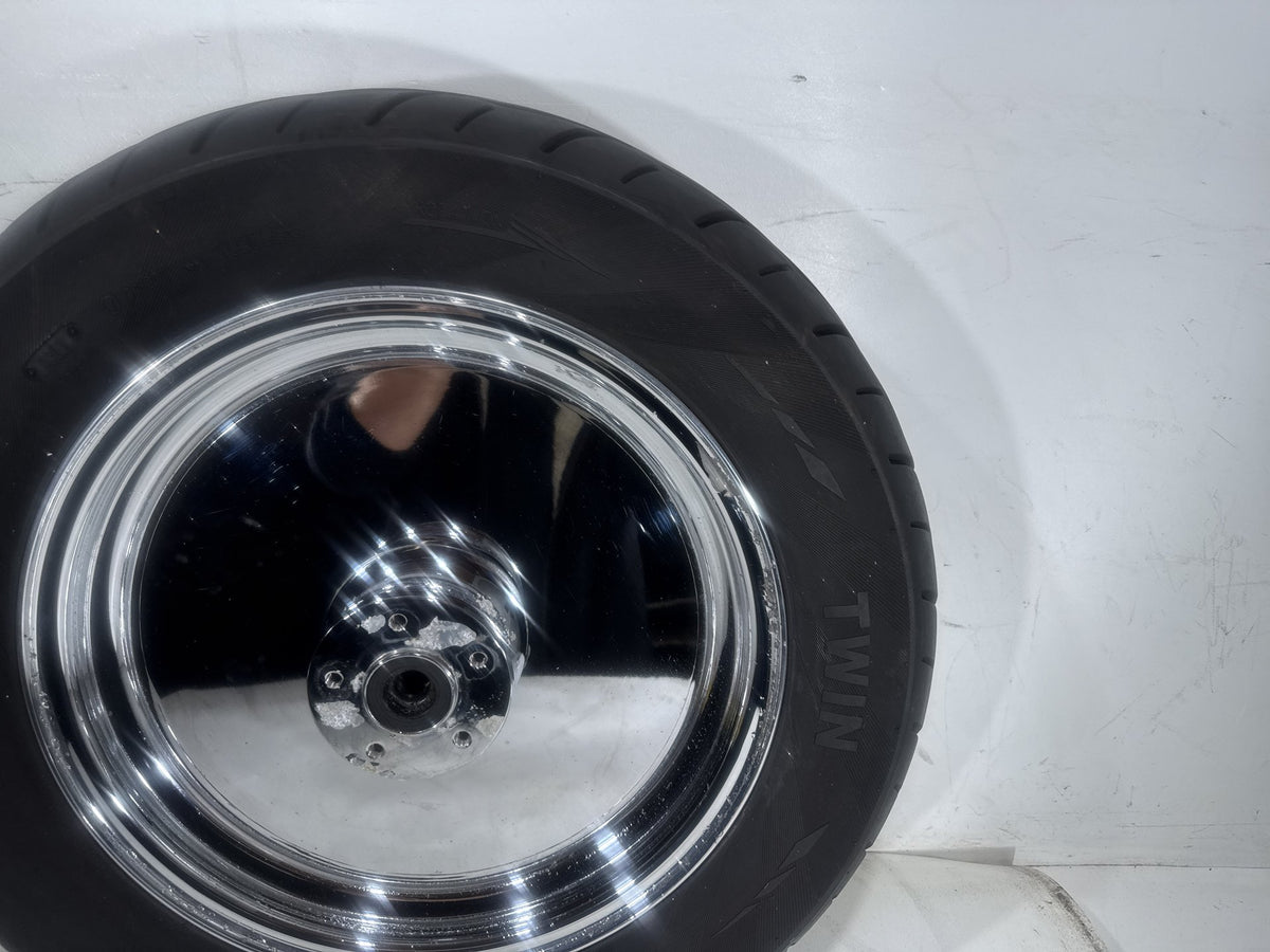 94 Harley Softail Custom FXSTC OEM Rear Wheel Rim Tire 140/90B16 77H 16" Chrome