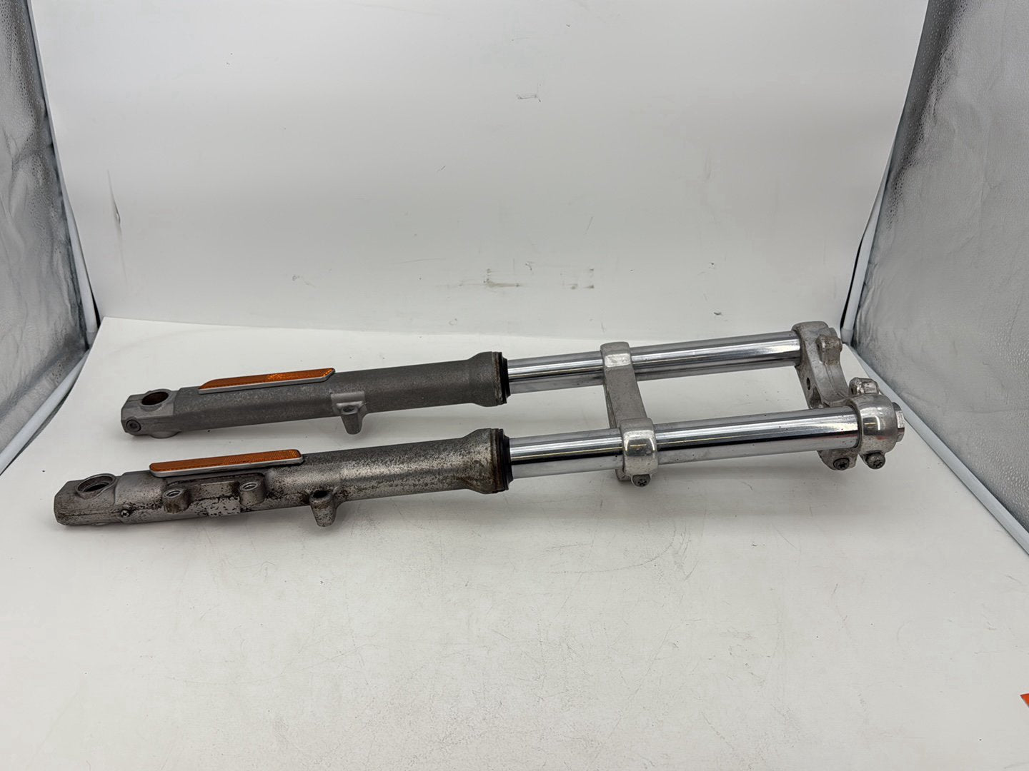2004 - 2013 Harley-Davidson Sportster 883 Custom Front Triple Tree Set & LH RH Fork Legs Sliders 45966-04