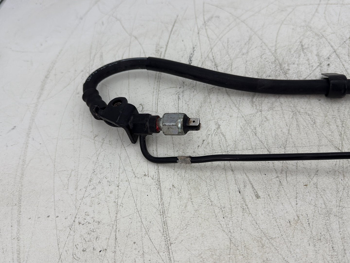 2007 Harley Touring FLHTC Electra Glide Classic OEM Rear Brake Hose Line Pipe