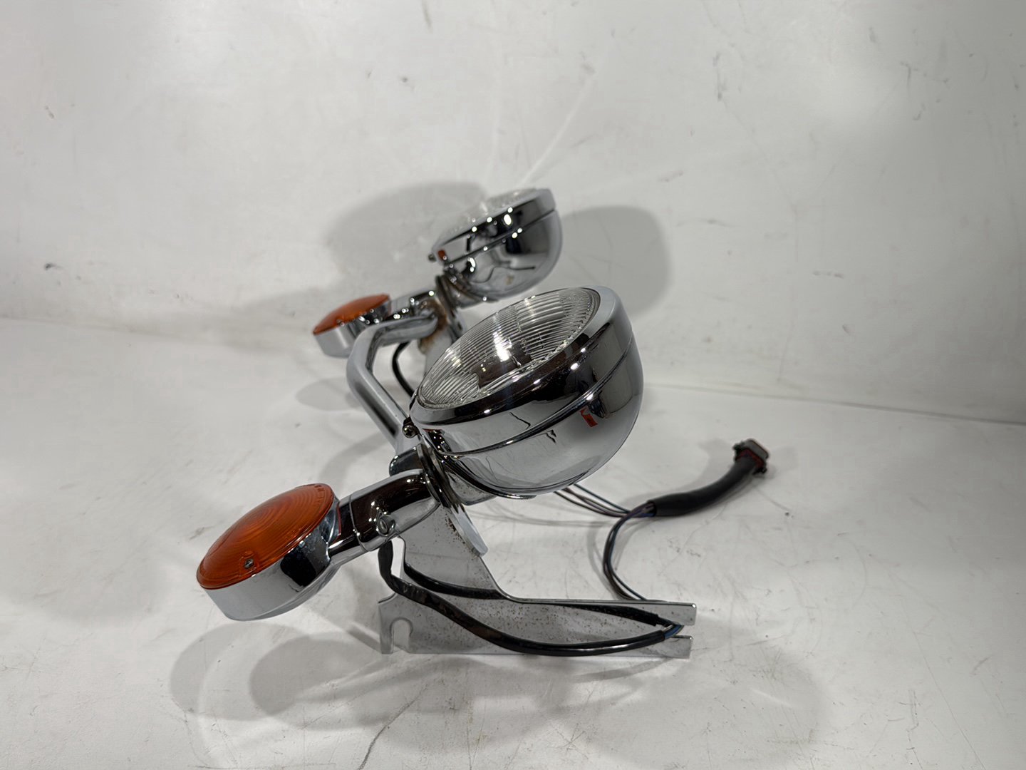 1996 Harley Electra Glide Touring FLHT OEM Front Turn Signal Indicators Aux Light Bar