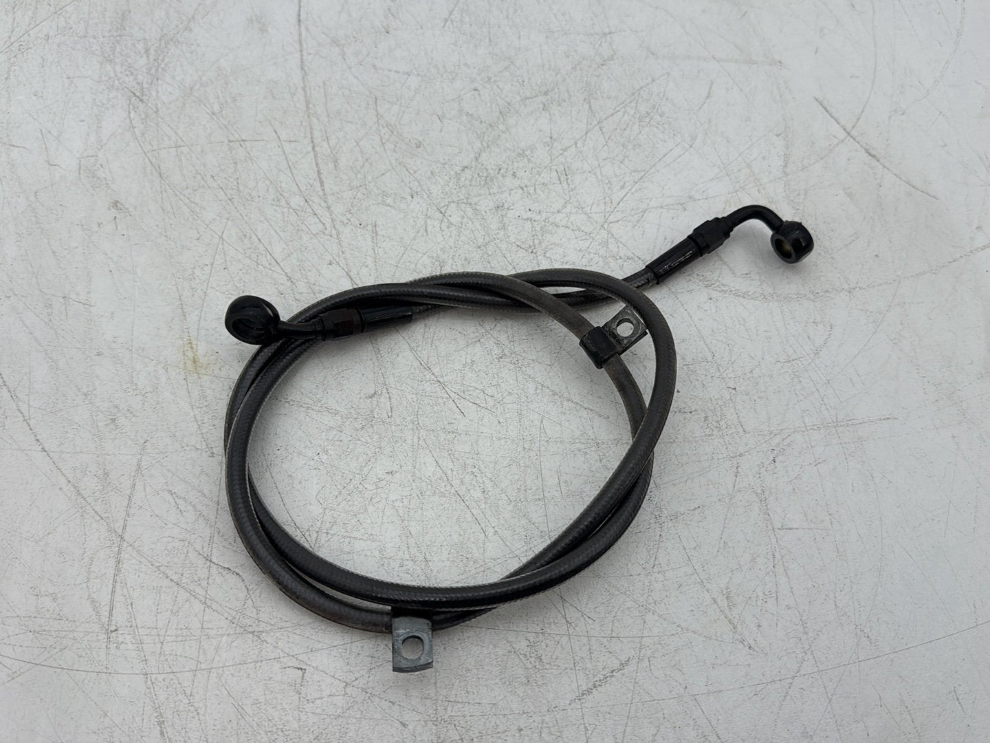 2005 Harley Dyna FXDWG Wide Glide OEM Front Brake Hose Line Pipe