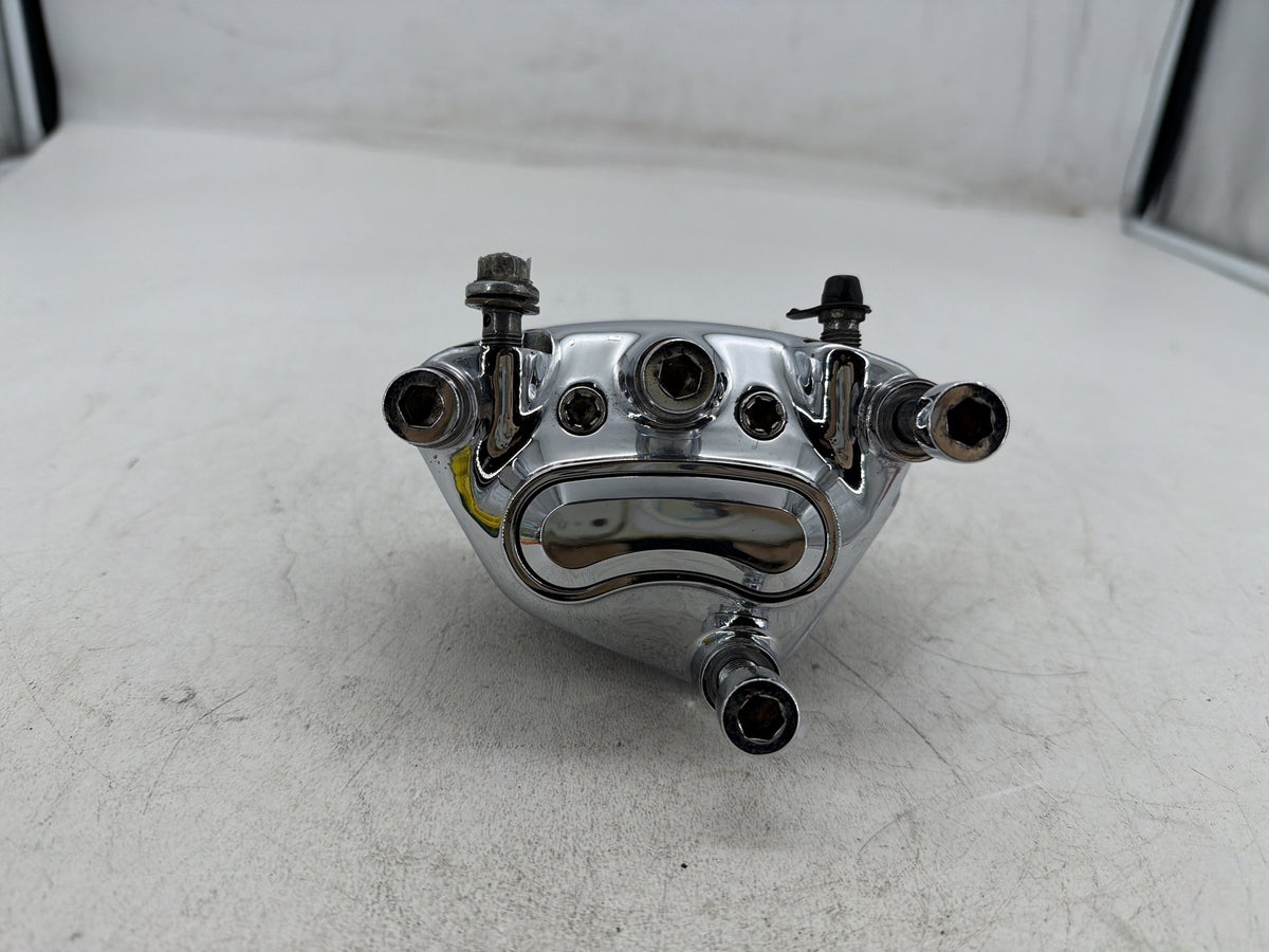 2007 Harley Electra Glide Touring CVO Eagle Front Right 1 Brake Caliper Chrome