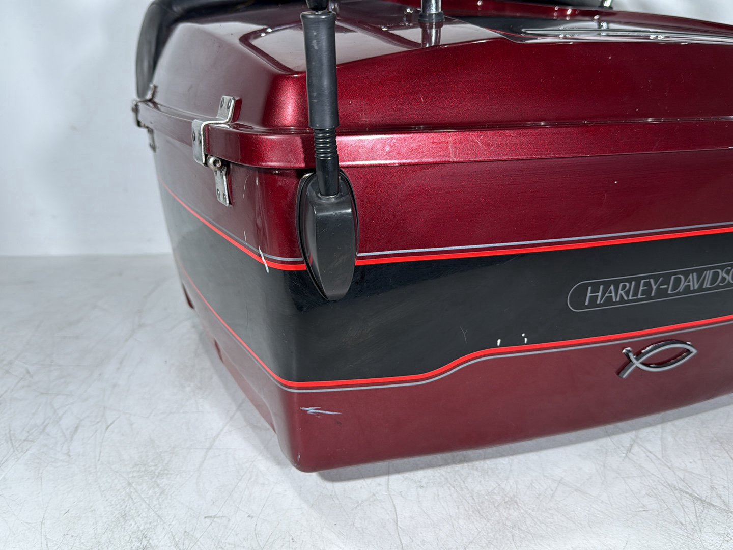1999 - 2006 Harley-Davidson Touring Electra Glide Classic Pass Backrest Tour Pak Luggage NOKey