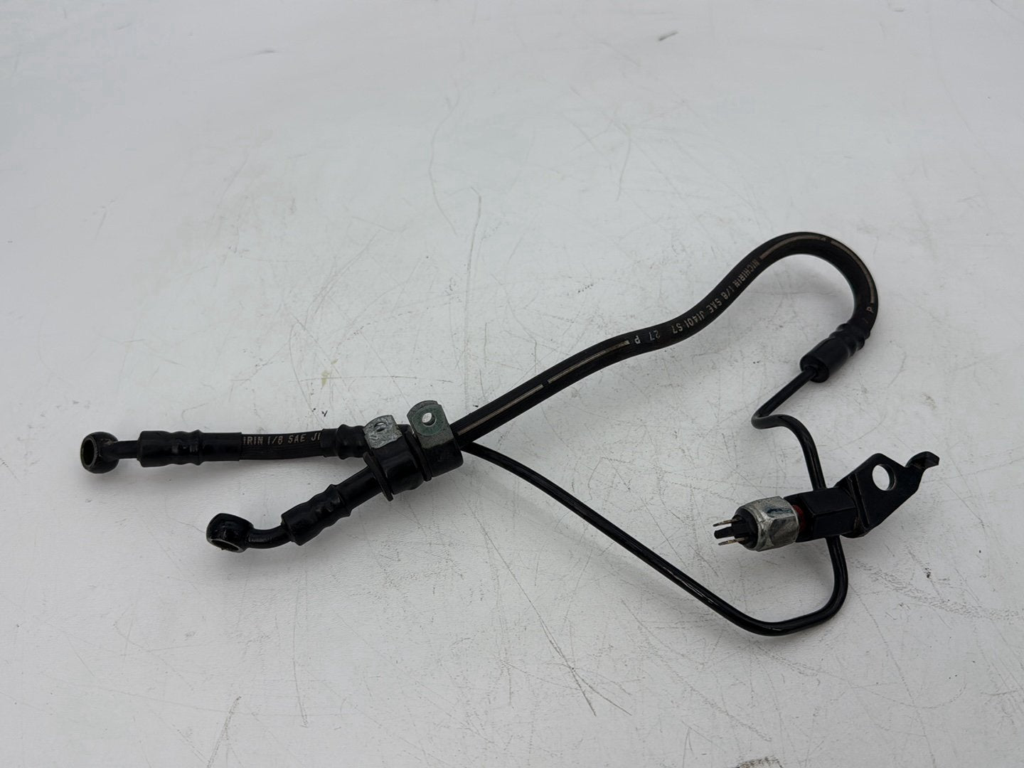 2006 Harley Sportster XL883C 883 Custom OEM Rear Brake Hose Line Pipe