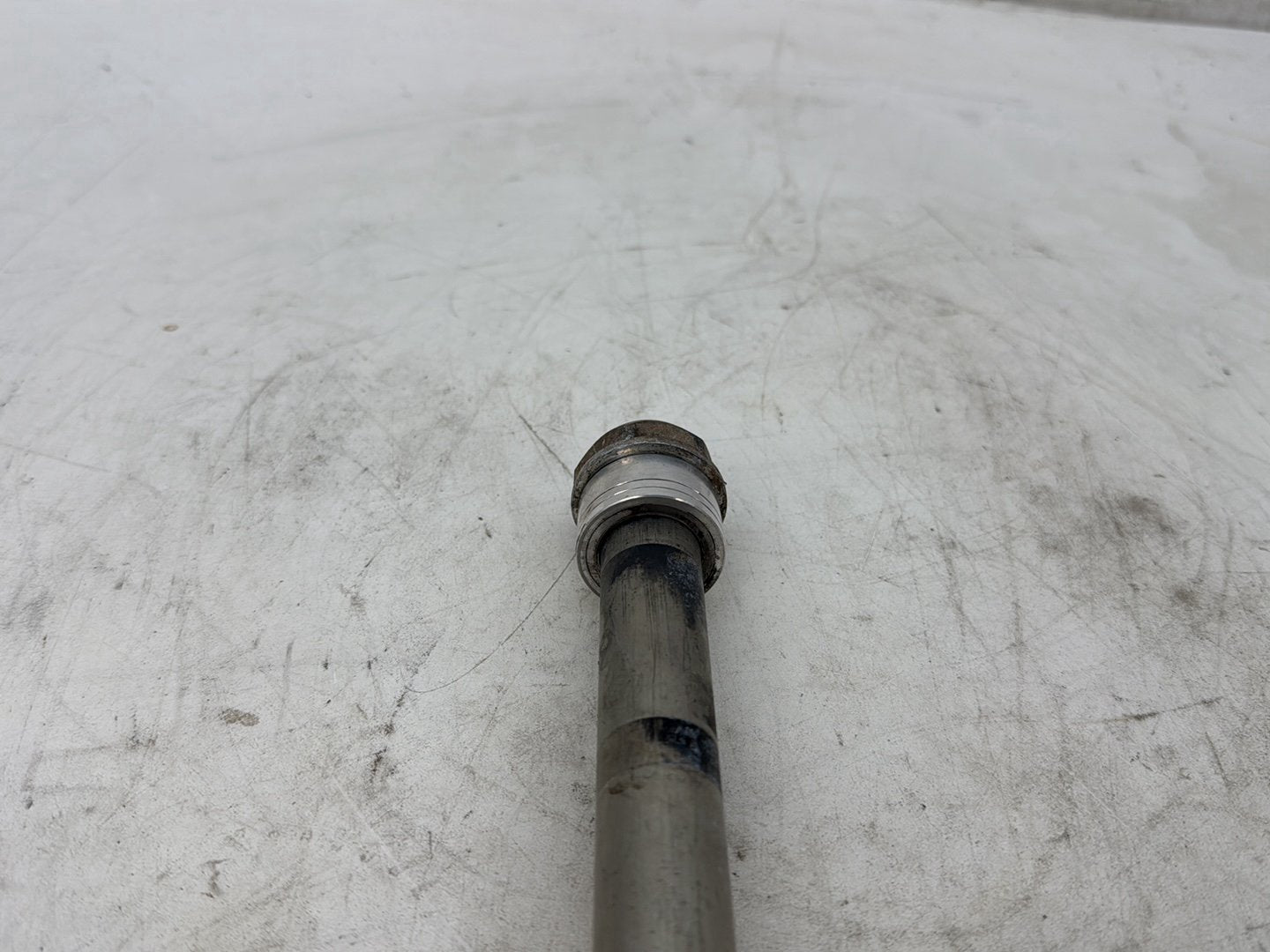 2012 Harley Dyna FXDF Fat Bob OEM Rear Wheel Axle Bolt Shaft