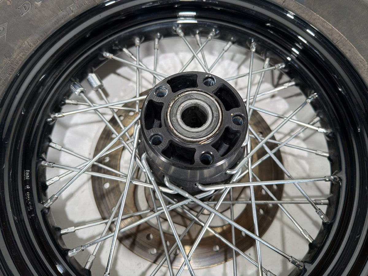 2014 Harley Softail Slim FLS OEM Rear Wheel Rim Tire Spoked 16"