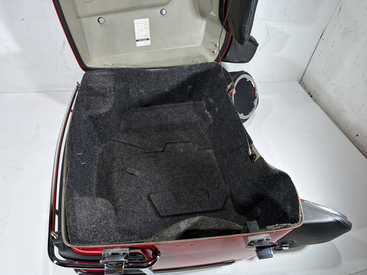 2004 Harley Electra Glide Touring Ultra OEM Pass Backrest Tour Pak Luggage NOKey