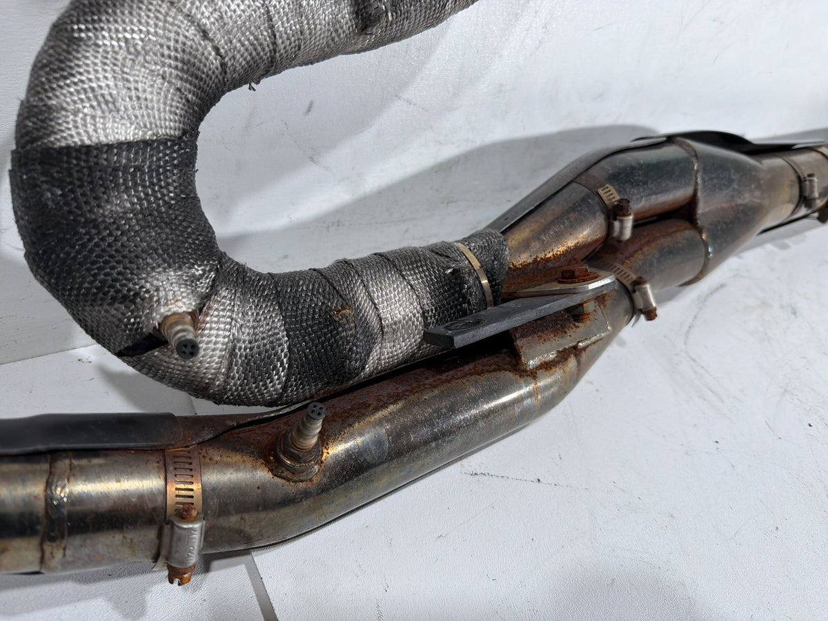 2011 Harley Electra Glide Touring Exhaust Header Pipe Muffler BASSANI 2 into 1