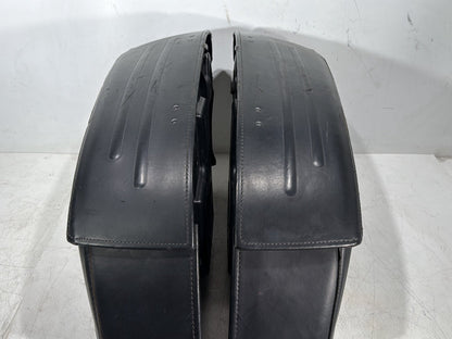 2004 Harley Road King Touring Custom FLHRSI OEM Rear Left Right Saddlebags Luggage Leather