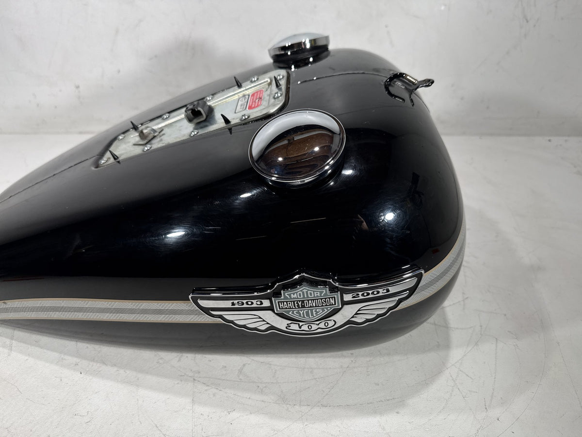 2003 Harley Softail Deuce FXSTDI OEM Fuel Gas Tank Gasoline Reservoir EFI & Pump