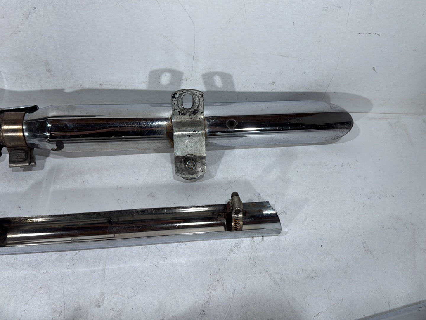 2001 Harley Sportster 88 XLH883 Exhaust Header Muffler Pipes Screamin Eagle SCRATCHED