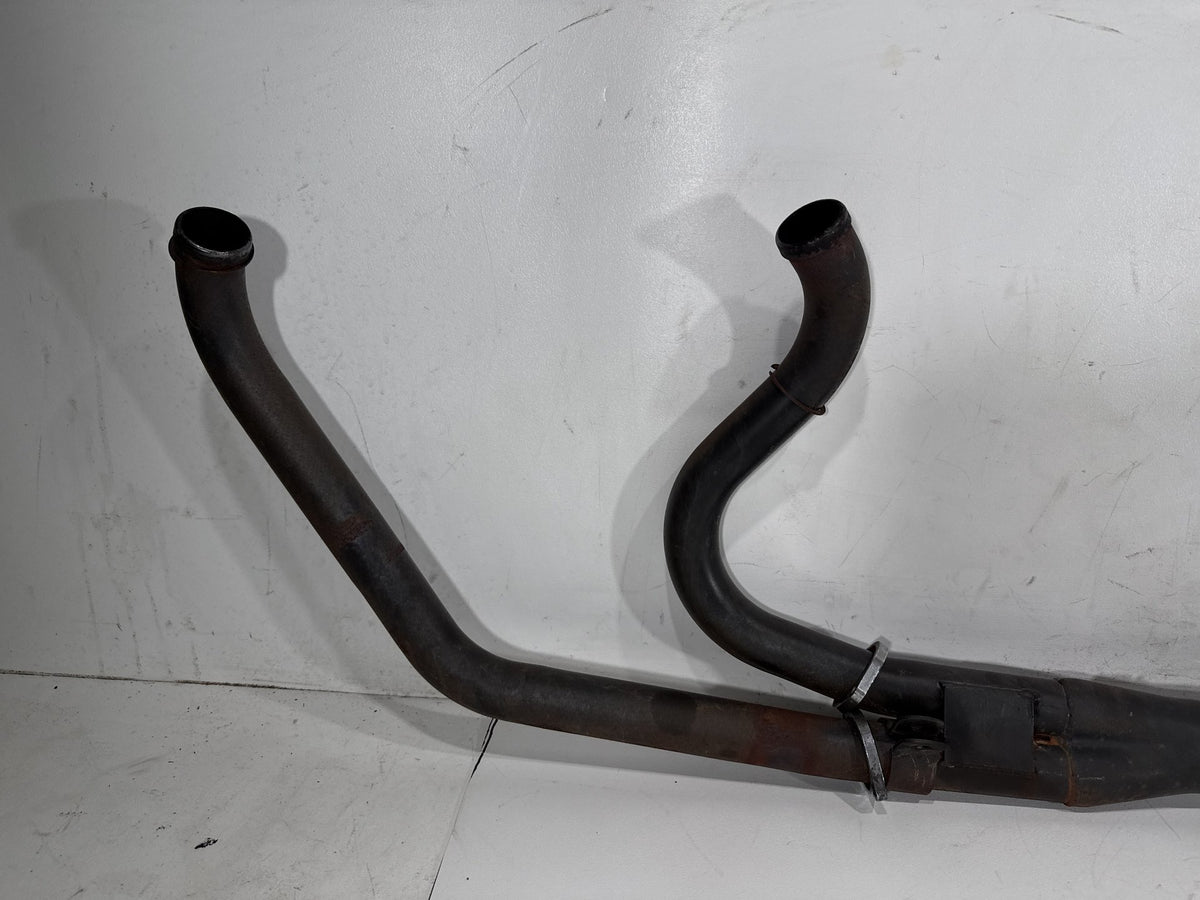 02 Harley Electra Glide Touring FLHT Exhaust System Header Pipe Muffler Silencer