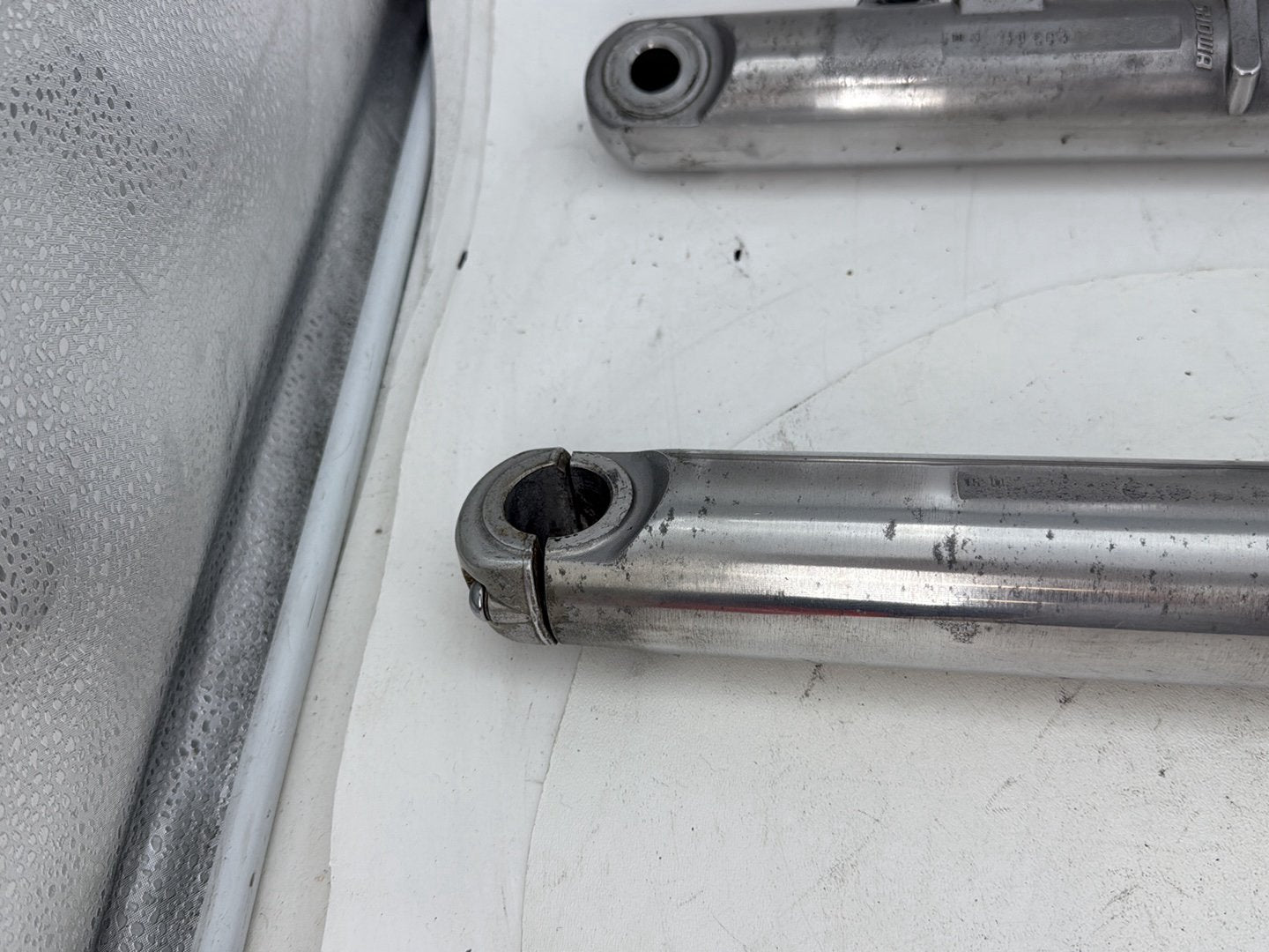 2006 Harley Dyna Super Glide Custom FXDCI OEM Front Triple Tree Set & LH RH Fork Legs Sliders