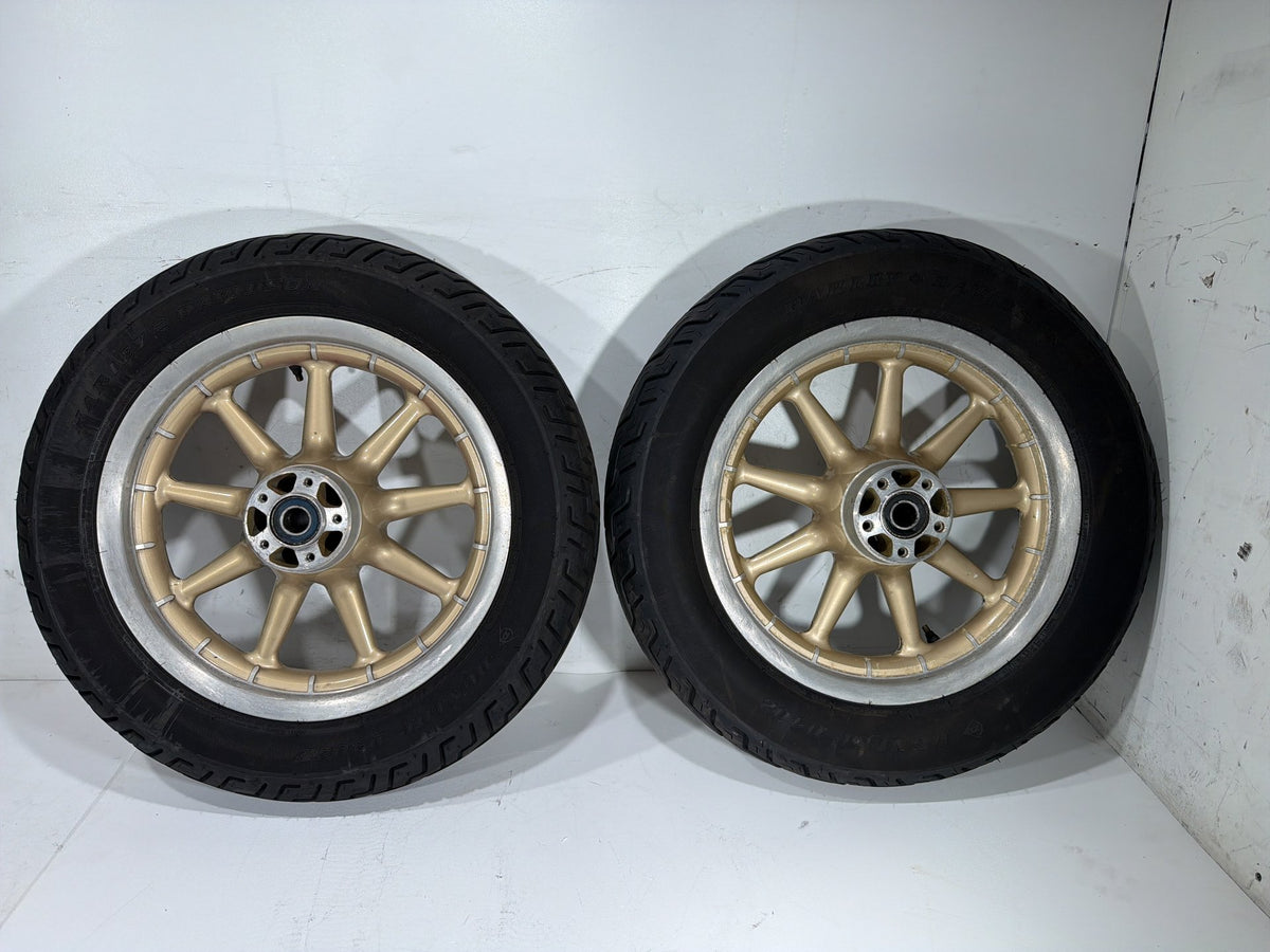 2004 Harley Electra Glide Touring Ultra OEM Front & Rear Wheel Rim Tire 16"