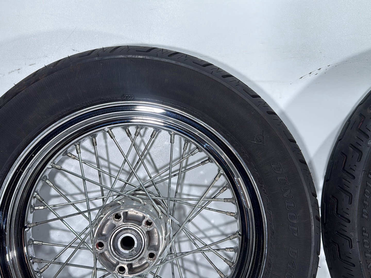 2001 Harley Sportster 883 Hugger XLH883 OEM Front Rear Wheel Rim Tire Spoked