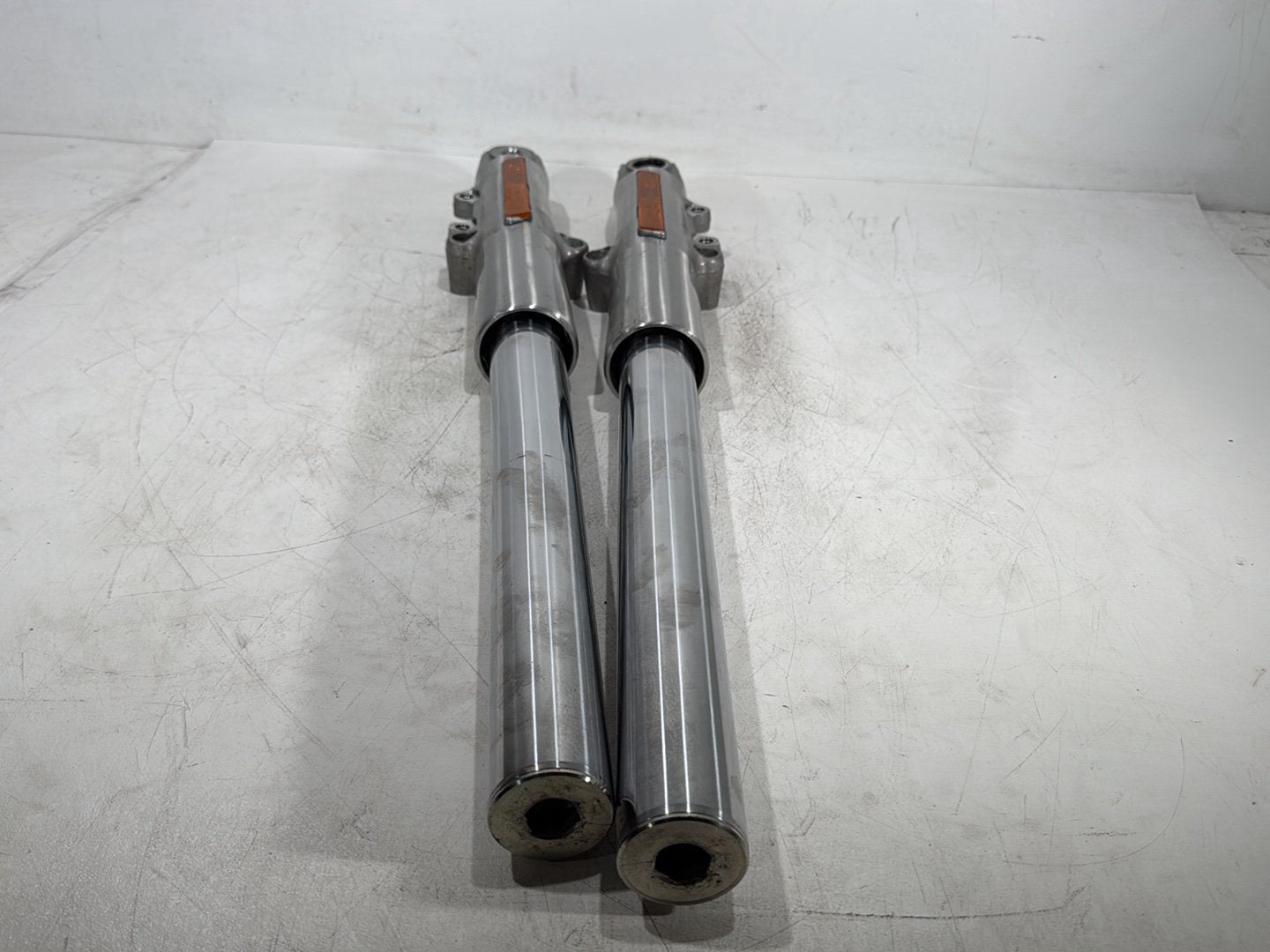 2015 Harley Road Glide Touring FLTRXS OEM Front Left & Right Fork Legs Sliders