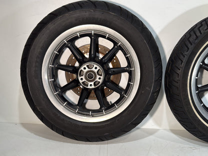 2007 - 2012 Harley-Davidson Touring Electra Glide Ultra Front & Rear Wheel Rim Tire 43402-00B