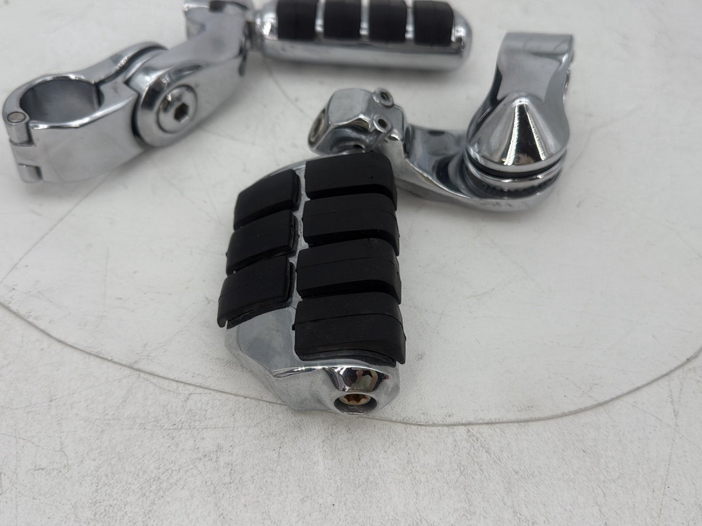 2007 - 2012 Harley-Davidson Touring Electra Glide Ultra Front Right Left Highway Foot Pegs KUR-4050