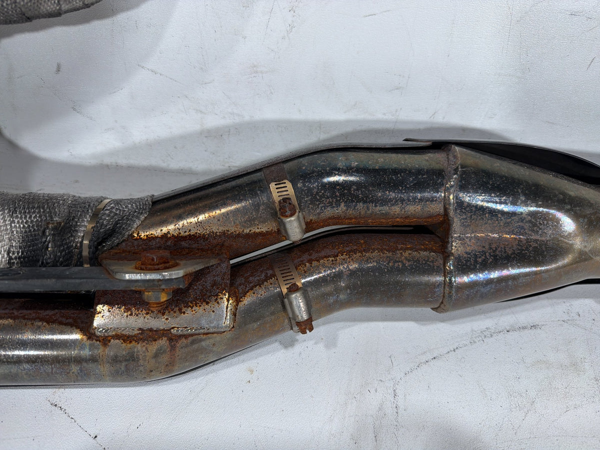 2011 Harley Electra Glide Touring Exhaust Header Pipe Muffler BASSANI 2 into 1