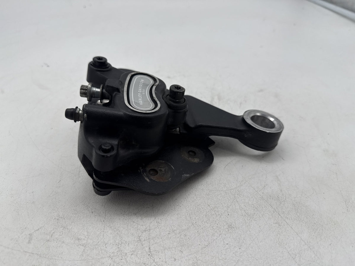 2014 Harley Softail Slim FLS OEM Rear Back Brake Caliper w/ Bracket 40908-08