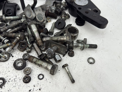 1999 - 2006 Harley-Davidson Touring Road King Police Hardware Bolts Nuts & Brackets w/ Left Right Swingarm Rear Fork Brackets