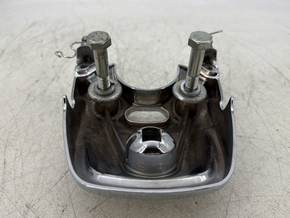 2015 Harley Dyna Low Rider FXDL OEM Front Handlebar Riser Top Clamp Chrome